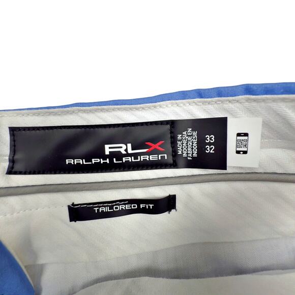 RLX Ralph Lauren Performance Tailored Water Repel Golf Pants Flamingo 33x32 - Picture 6 of 6